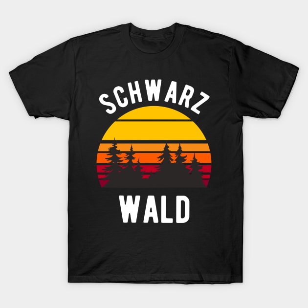 Schwarzwald - Sunset Edition T-Shirt by isstgeschichte